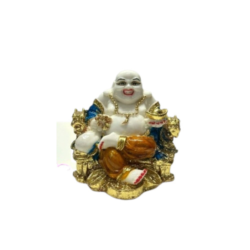 Marble Laughing Buddha Statue