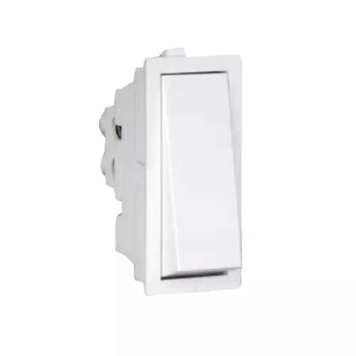 White Modular Switch