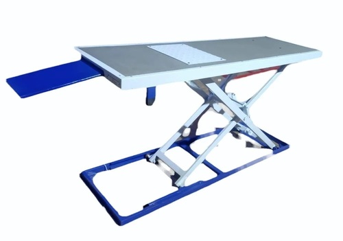 Hydraulic Motorcycle Lift - Color: Silver