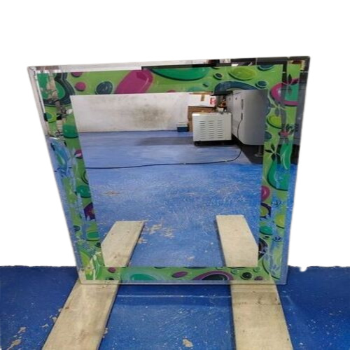Printed Wall Mount Glass Decorative Mirror