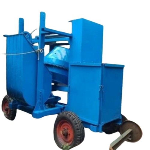 Concrete Mixer Lift Machine - Color: Blue