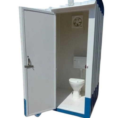 Readymade Toilet - Color: Blue And White