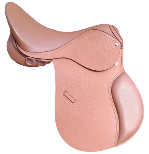 18Inch Horse Leather Jumping Saddle - Color: Multiple
