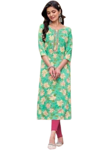 Ladies Kurtis - Color: Green