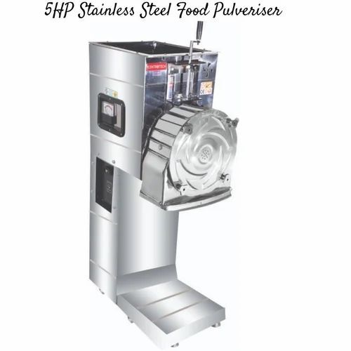 Semi Automatic 5hp Stainless Steel Food Pulverizer
