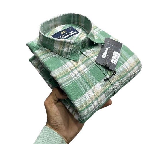 Green Check Shirt - Age Group: Adult