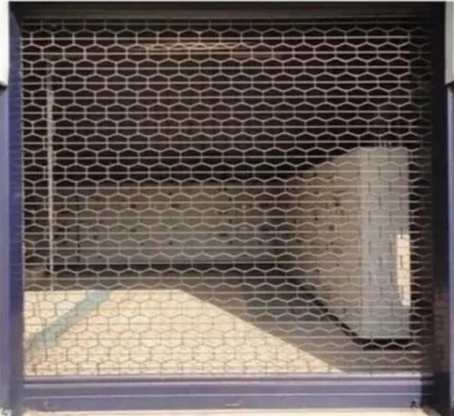 Honeycomb Grill Shutter - Color: Silver