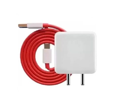 6 A Wall Charger For Mobile With Detachable Cable - Display Color: Black & White