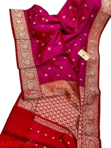Katan Silk Saree - Design: Printed