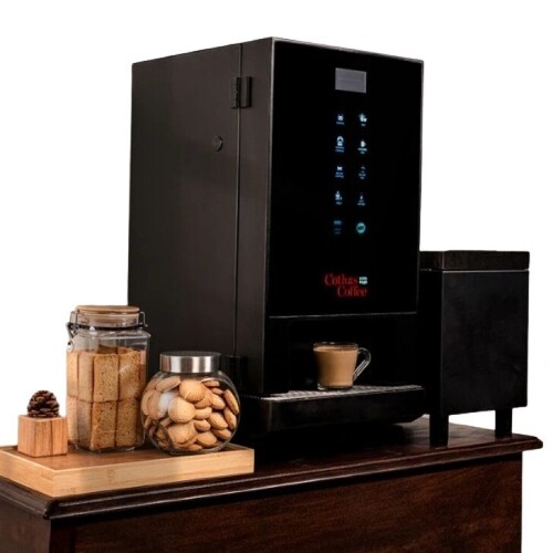 Automatic Coffee Vending Machine - Color: Black