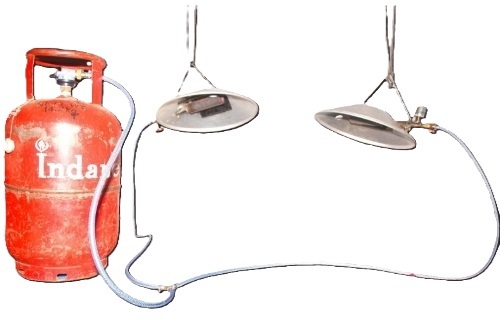 Double Connection Chicken Gas Brooder