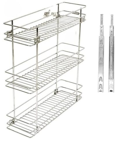 Kitchen Stainless Steel Pullout Basket