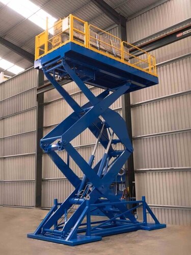Manual Scissor Lift By Shiv Traders