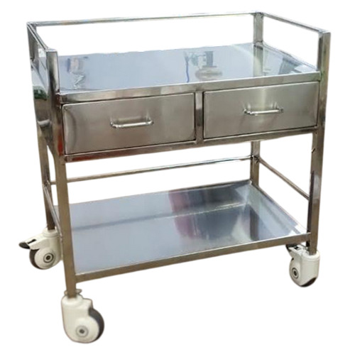 Medicine Trolley - Color: Silver