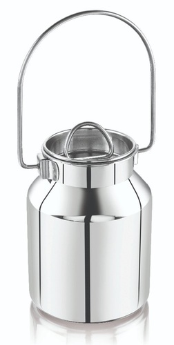 Steel Milk Can - Color: Yes