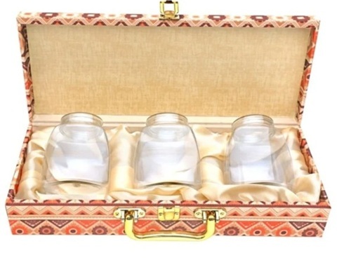 Handicraft Wooden Dry Fruit Box - Color: Multi Color