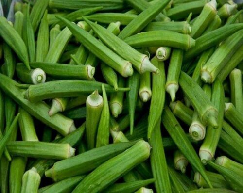 Lady Finger - Fresh Vegetables, Large Chopped | Cooked Style, Shelf Life 15 Days, Store in Cool & Dry Places