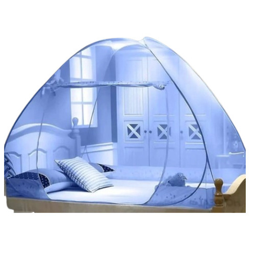 Blue Foldable Mosquito Net - Age Group: Adults