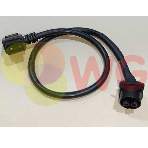 Charging Socket 2+4 To D-type Charging Plug Converter For E-scooty - Material: Rubber And Plastic