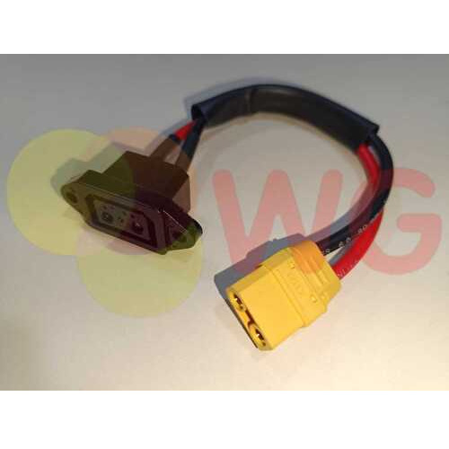 E-Scooty D-Type Charging Socket To Xt90 Female Connector Converter