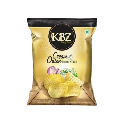 Potato Cream & Onion Chips - Packaging Size: 45 Gram
