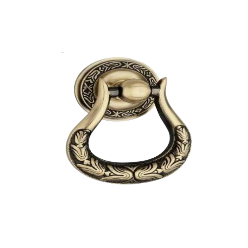 Brass Jupiter Door Knocker - Brass, 5", Golden Finish, Anti Corrosion, Door Mounted