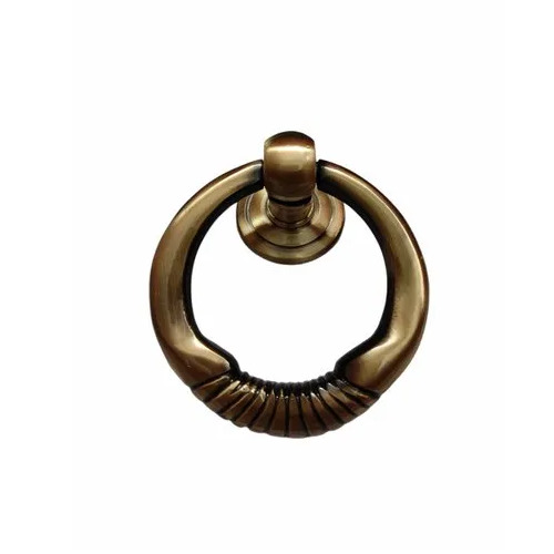 Brass Rope Door Knocker - Brass, 3", Golden Finish | Anti Corrosion, Door Mounting, 450g