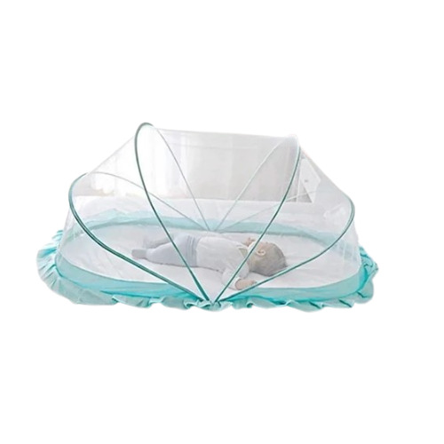 Foldable Baby Mosquito Net - Color: White