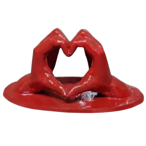 Pvc Double Hand Heart Showpiece