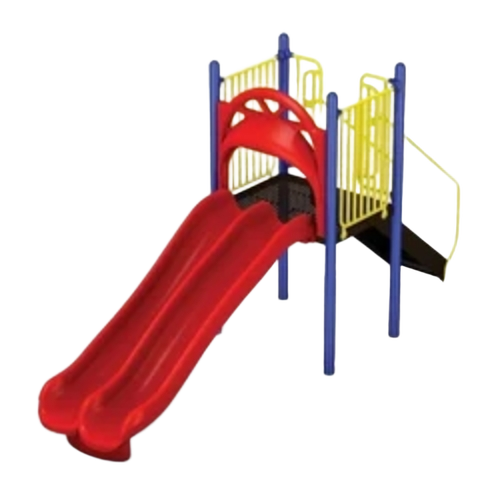 Frp Twin Slide - Plastic, Standard Size, Multicolor | Manual Operation, Long Lasting, Eco Friendly