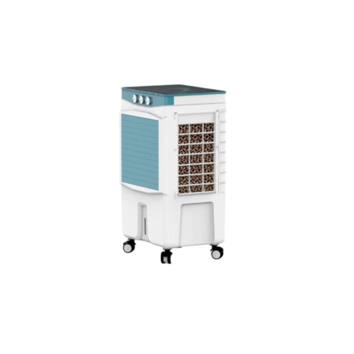 12 Inch Pepsi Plastic Air Cooler - 36 Liter Water Tank, White Color, Portable Design, Honeycomb Cooling Pads, Inverter Compatible, Floor Standing