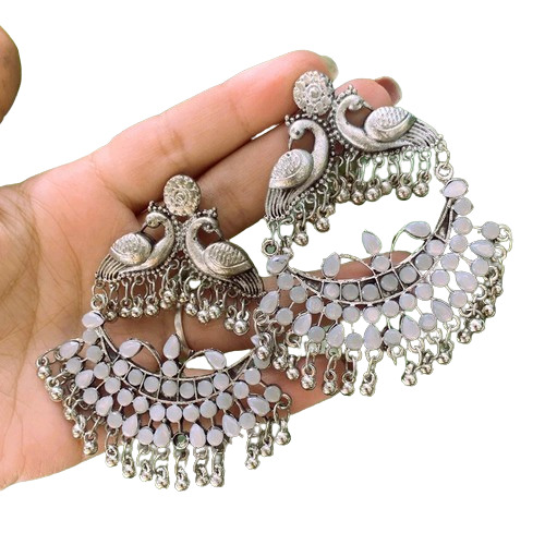 Artificial Silver Earrings - Gender: Women