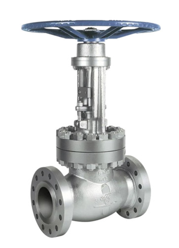 Industrial Gate Valve - Color: Silver