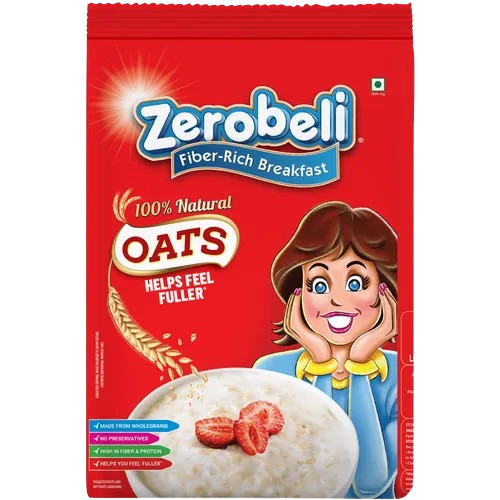 Zerobeli Wholegrain 1Kg Oats Pouch - Feature: Gluten-Free