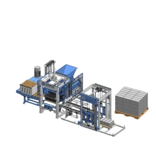 Automatic Concrete Block Making Machine - Color: Multi Color