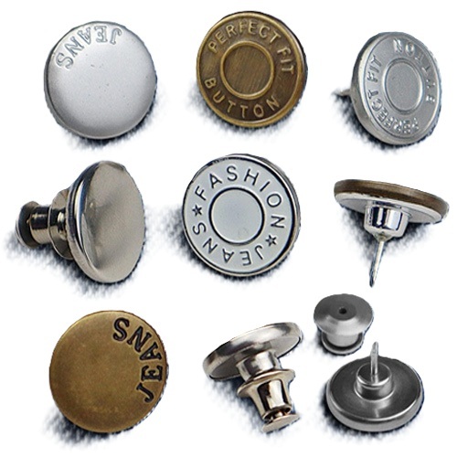 Golden Jeans Button - Color: Blackwhite