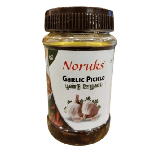 Garlic Pickles - Garlic Gingelly Oil Chilli Spices | Hygienic Easy To Digest Chemical Free