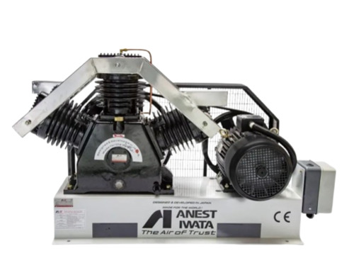 Anest Iwata Reciprocating Lubricated Base Air Compressor