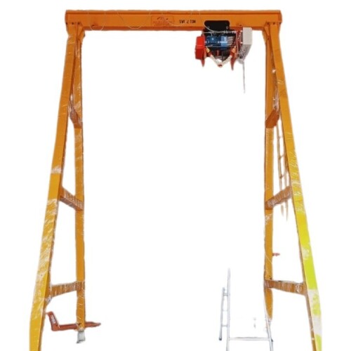 A Frame Crane - Color: Yellow