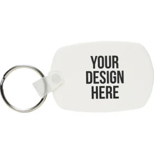 Customized Printed Keychain With Company Logo - Color: Multicolor