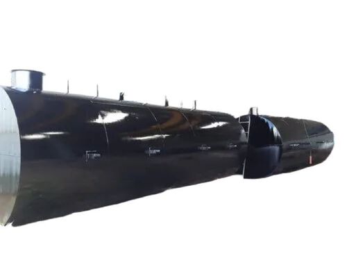 Mild Steel Storage Tank - Color: Black