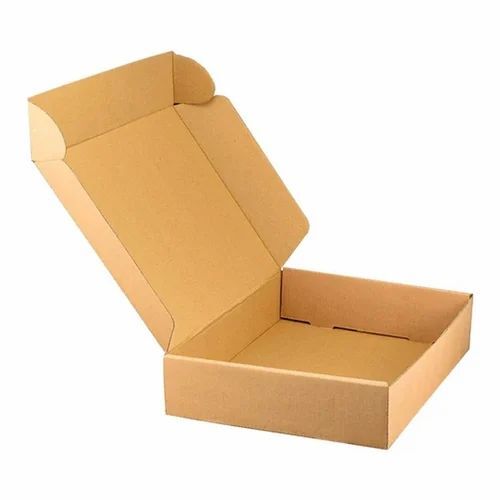 Brown Die Cut Corrugated Box