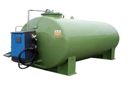 Industrial Water Storage Tank - Color: Silver