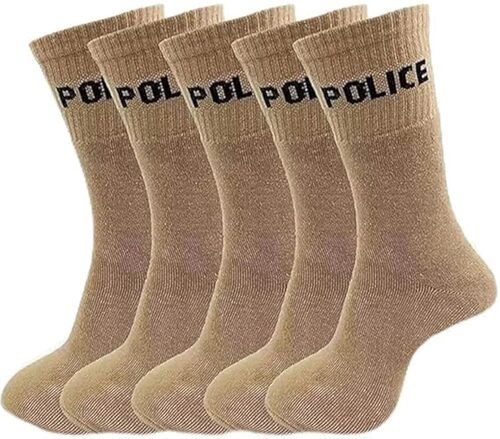 Men Cotton Khaki Socks