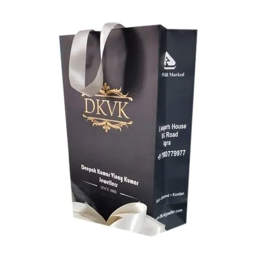 Printed Jewellery Paper Bags - Color: Various