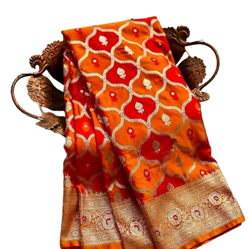 Banarasi Katan Mashru Silk Saree