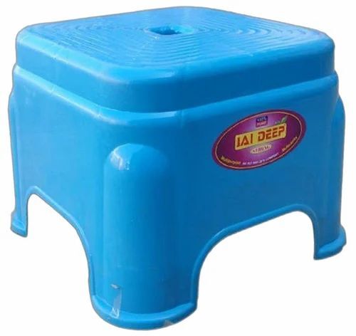 Blue Plastic Stool