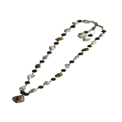 Pearl Necklace - Color: Stone