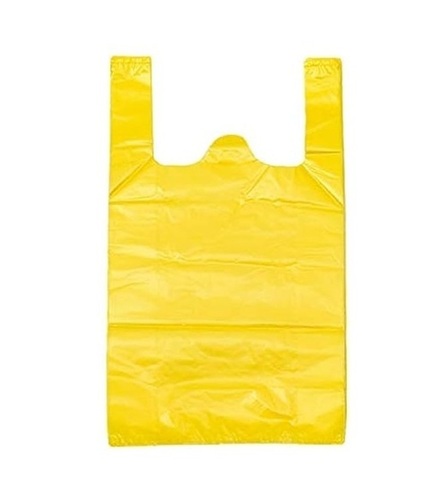 Yellow Plastic Carry Bags
