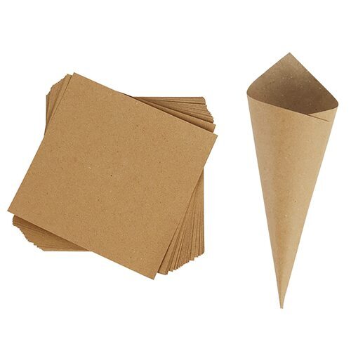 Brown Paper Cone